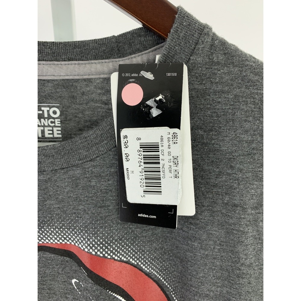Adidas Medium Gray NC State Gray Short Sleeve Crewneck T-Shirt - Picture 4 of 4